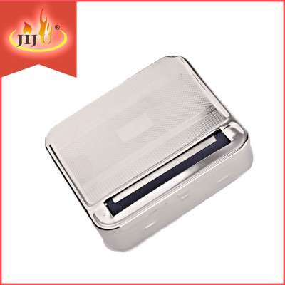 70 mm Metal  Rainbow Cigarette Rolling Machine Rolling Gold Cigarette Tobacco Box